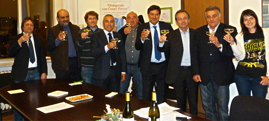 L'Assessore Regionale Ferrero e il Consiglio Direttivo dell'Associazione Comuni del Moscato